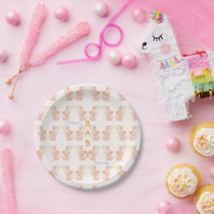 Baby olifant Baby shower Papieren Bordje