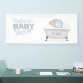 Baby Olifant Bubble Bath Boy Baby shower Spandoek (Beurs)
