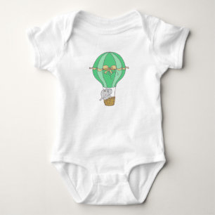 Baby Olifant Vliegt in Ballon Geslacht Neutraal Romper