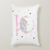 Baby Olifant, Vlinders, Sterren Accent Kussen (Voorkant(Verticaal))