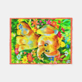 baby olifantendruk fleece deken (Voorkant (Horizontaal))