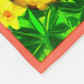 baby olifantendruk fleece deken (Hoek)