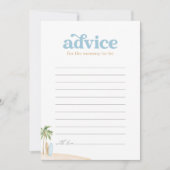 Baby on Board Beach Surf Baby shower Carte conseil (Devant)