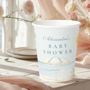 Baby on Board Beach Surf Baby shower Papieren Bekers