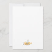 Baby onder Baby shower van de bouw Kaart (Achterkant)