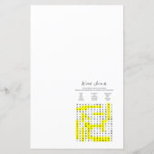 Baby onder Baby shower voor de bouw (Achterkant)