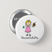 Baby onder Button voor de bouw (Voorkant /achterkant)