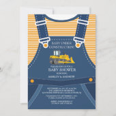 BABY ONDER CONSTRUCTIE Baby shower Uitnodiging (Voorkant)