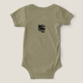 Baby one piece dit "Beach Bum" (Design Verso)