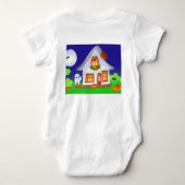Baby One Piece met Halloween Afbeelding Romper (Achterkant)