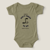 Baby one piece "ne marche pas sur moi" (Design Recto)
