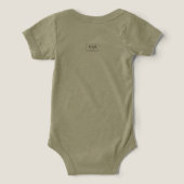 Baby one piece "ne marche pas sur moi" (Design Verso)