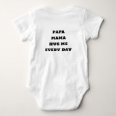 baby onesie / ロンパース romper (Achterkant)