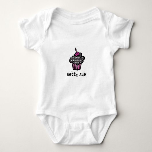 Baby Onsie/Creeper Betty Ace Style Romper (Voorkant)