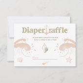 Baby Op Boord Surfplank Luierspel Kaart (Voorkant)