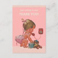  Baby op het Baby shower van de Telefoon Dank u