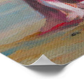 baby op het strand poster (Hoek)