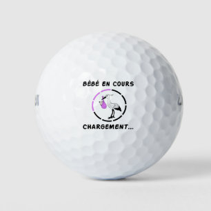 baby op komst - Zwangerschap aankondigen Golfballen