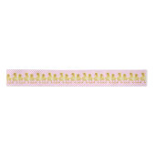 Baby op roze gingham lint (Voorkant)