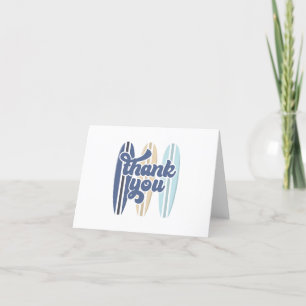 Baby op surfplank baby shower bedankt