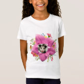 Baby Opossum Floral T-shirt (Voorkant)