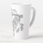 Baby Opossum in de boom Latte Mok (Rechterhoek)