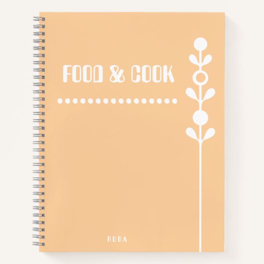 Baby orange Notebook Notitieboek (Voorkant)