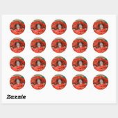 Baby Orangutan Alfred Ronde Sticker (Vel)