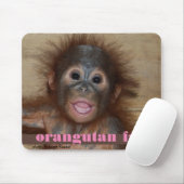 Baby orangutan Fan Muismat (Met muis)