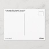 Baby Orangutan in Borneo Briefkaart (Achterkant)