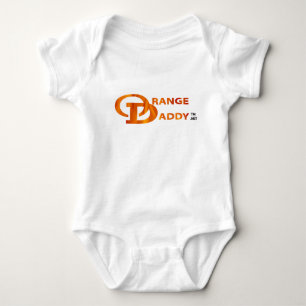 baby Oranje papa 2D Romper