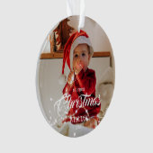 Baby Ornament - Mijn eerste kerstfeest (voorkant)