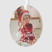 Baby Ornament - Mijn eerste kerstfeest (voorkant)