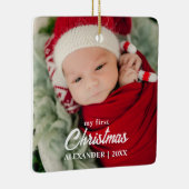 Baby Ornament - Mijn eerste kerstfoto 2 (Rechts)