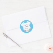 Baby Outfit Stickers met Vervaldatum Achternaam (Envelop)