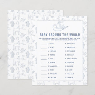 Baby over de hele wereld - Cowboy Baby shower