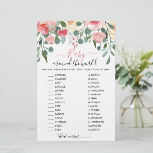 Baby over de hele wereld met het Baby shower van A