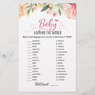 Baby over de hele wereld met het Baby shower van A