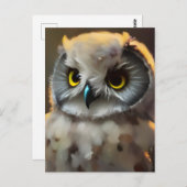 Baby Owl Briefkaart (Voorkant / Achterkant)