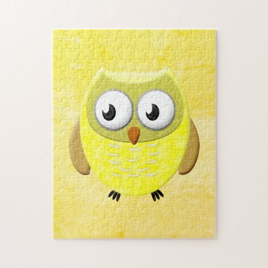 Baby Owl Cartoon Legpuzzel (Verticaal)