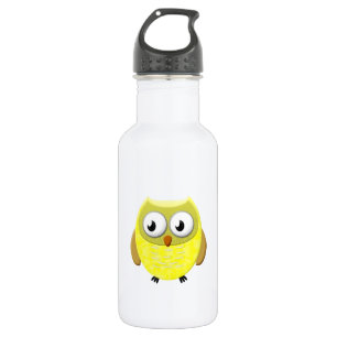 Baby Owl Cartoon Waterfles