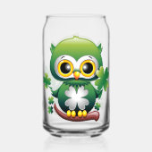 Baby Owl Cute St Patrick Cartoon (Verso)
