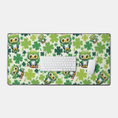 Baby Owl Cute St Patrick Cartoon (Clavier et souris)