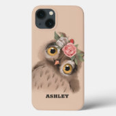 Baby Owl Hoesje-Mate iPhone Case (Achterkant)