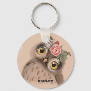 Baby Owl Sleutelhanger