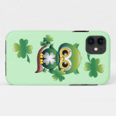 Baby Owl St Patrick Cartoon iPhone 5 Coque (Dos (Horizontal))