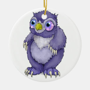 Baby Owlbeer Keramisch Ornament