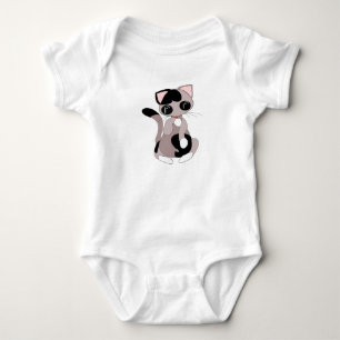 Baby-pak met Cute Kitten Romper