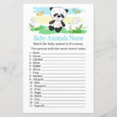 Baby panda Baby Animals Name Game (Voorkant)