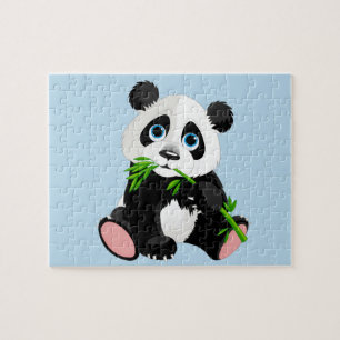 Baby Panda Beer Spel Legpuzzel